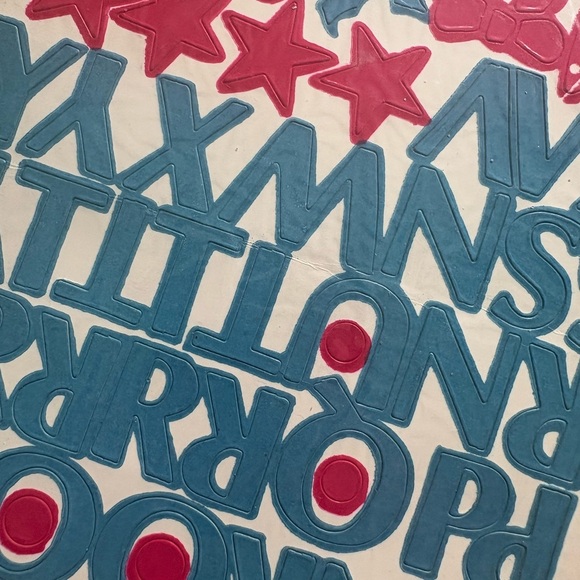 Vintage Blue Alphabet Stick-On Letters - Picture 6 of 8